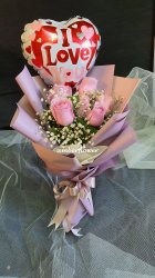 AHB9522 - Roses Balloon AHB9522 - Roses Balloon