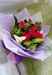 AHB9938 (Lilies & roses) AHB9938 (Lilies & roses)
