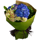 AHM546 - Hydrangea & eustomas AHM546 - Hydrangea & eustomas