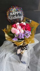 AHB9525 - Roses Balloon AHB9525 - Roses Balloon